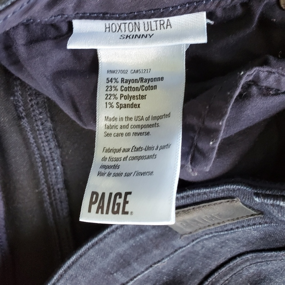 Paige Hoxton Emiko Ultra Skinny Jeans Sz 30 View 4